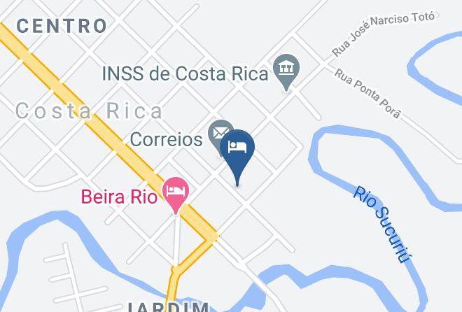 Costa Rica - Hotel E Restaurante Boi Na Brasa Ltda Me Maps