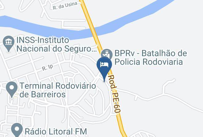 Barreiros - Hotel E Restaurante Colinas Douradas Maps