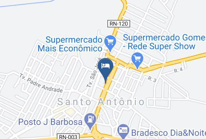 Santo Antonio - Hotel E Restaurante Continental Maps