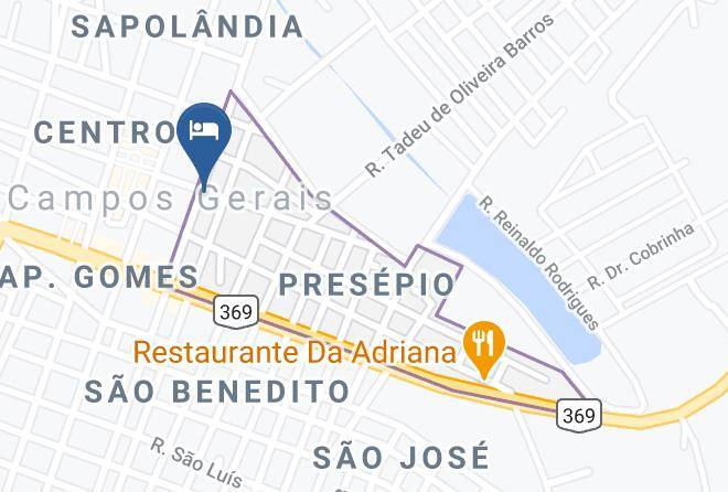 Campos Gerais - Hotel E Restaurante Do Milton Maps