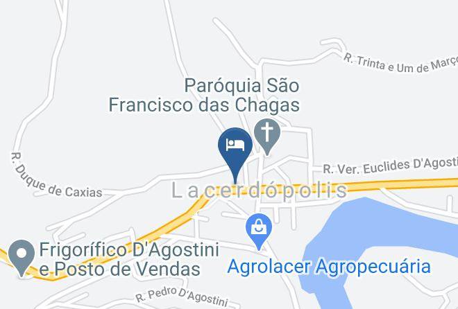 Lacerdopolis - Hotel E Restaurante Do Tinho Maps