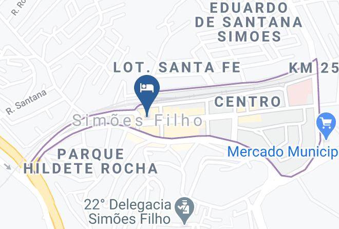 Simoes Filho - Hotel E Restaurante Gileade Maps