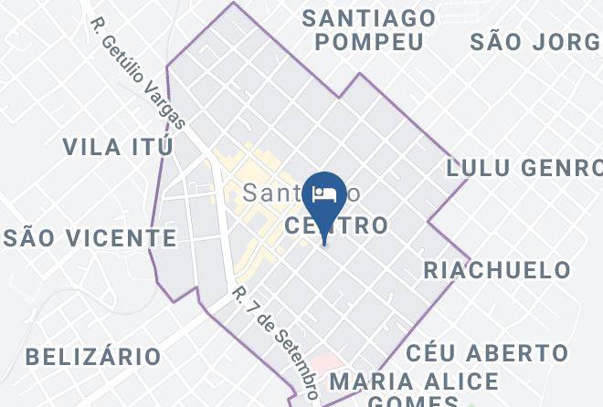 Hotel E Restaurante Mantovani Map