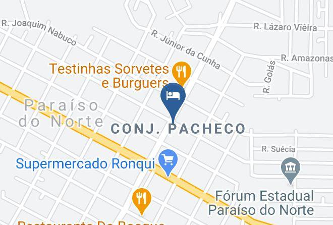 Paraiso Do Norte - Hotel E Restaurante Maria Maps