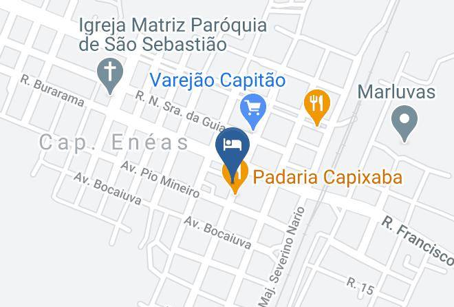 Capitao Eneas - Hotel E Restaurante Mineirinho Maps