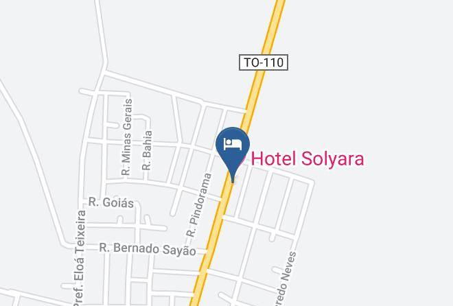 Hotel E Restaurante Novo Horizonte Map