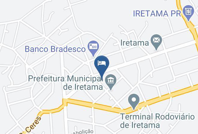 Iretama - Hotel E Restaurante Novo Horizonte Maps
