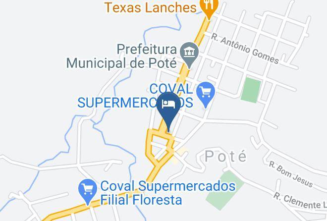 Pote - Hotel E Restaurante Palmeiras Maps