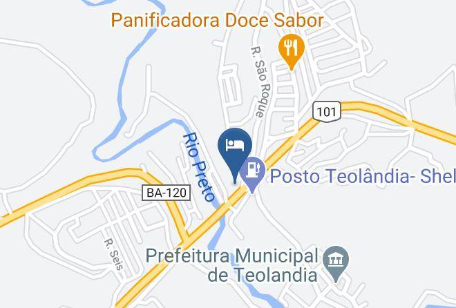 Teolandia - Hotel E Restaurante Pirangy Maps