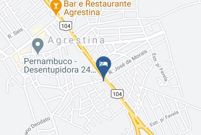 Agrestina - Hotel E Restaurante Portal Do Agreste Maps