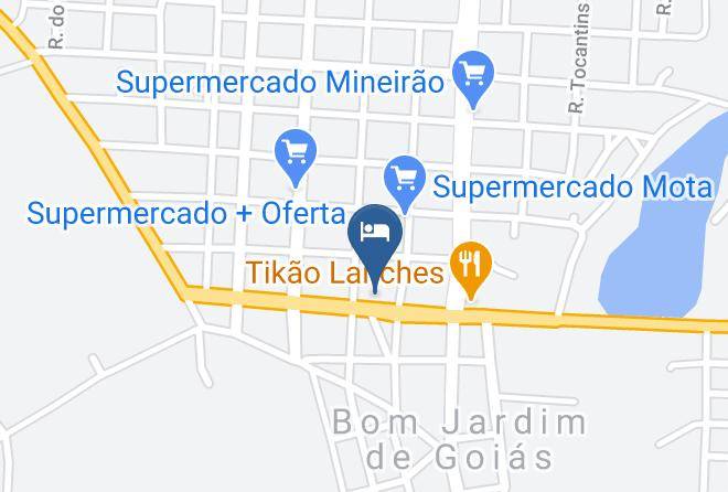 Bom Jardim De Goias - Hotel E Restaurante Santa Barbara Maps
