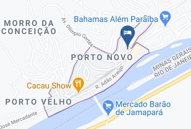 Alem Paraiba - Hotel E Restaurante Santinha Maps