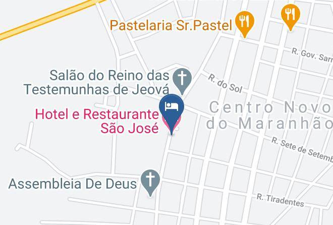 Centro Novo Do Maranhao - Hotel E Restaurante Sao Jose Maps