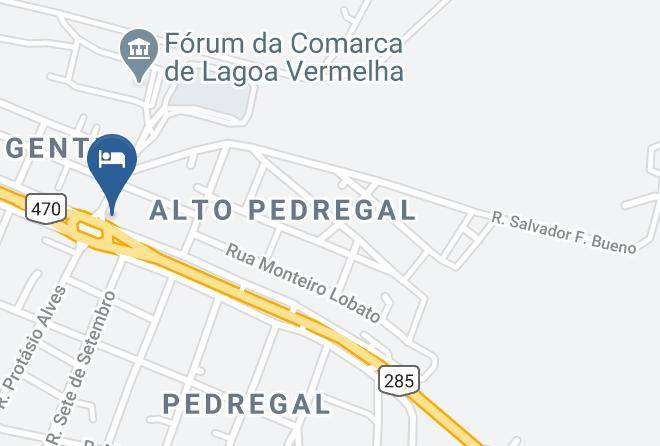 Lagoa Vermelha - Hotel E Restaurante Tropical Maps