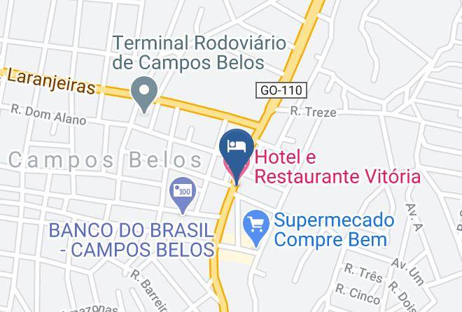 Campos Belos - Hotel E Restaurante Vitoria Maps