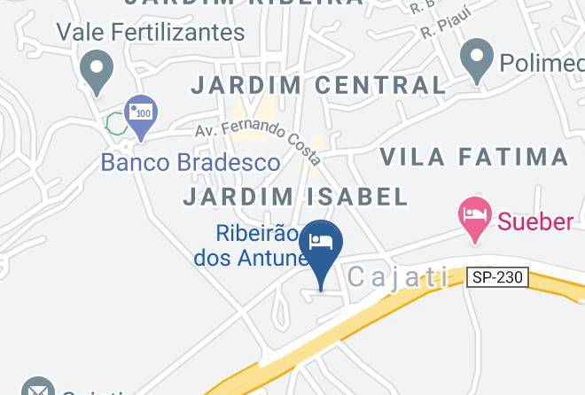 Cajati - Hotel E Restauranteluar De Agosto Maps