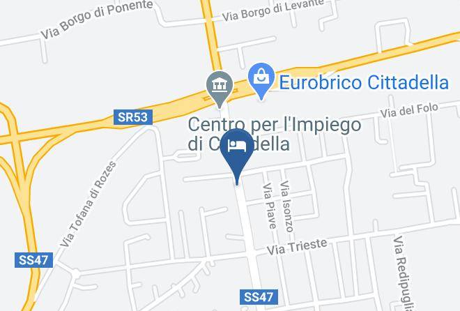 Padua - Hotel E Ristorante Due Mori Maps