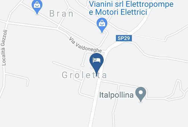 Verona - Hotel E Ristorante La Groletta Maps