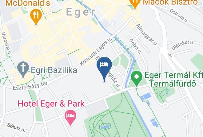 Eger - Hotel Estella Maps