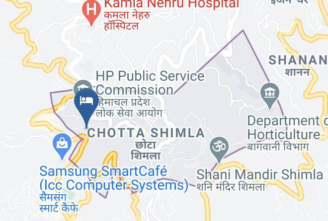 Shimla - Hotel East Bourne Maps