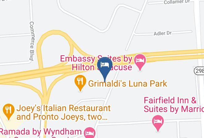 Hotel East Syracuse Map