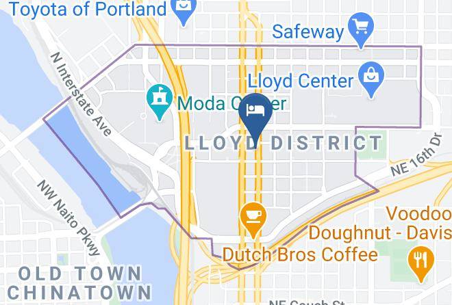 Multnomah - Hotel Eastlund Maps