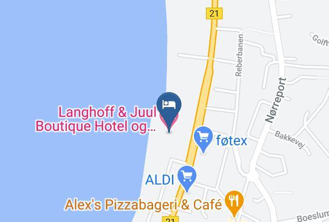 Ebeltoft - Langhoff & Juul Boutique Hotel Og Restaurant Maps