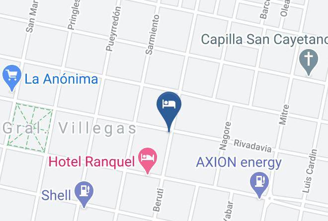 General Villegas - Hotel Eben Ezer Maps