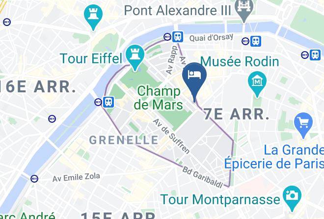 Hotel Le Cercle Tour Eiffel Map