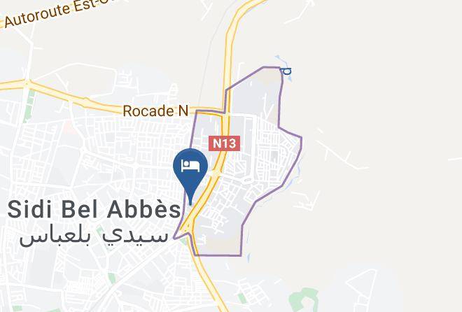 Sidi Bel Abbes - Hotel Echarif Maps