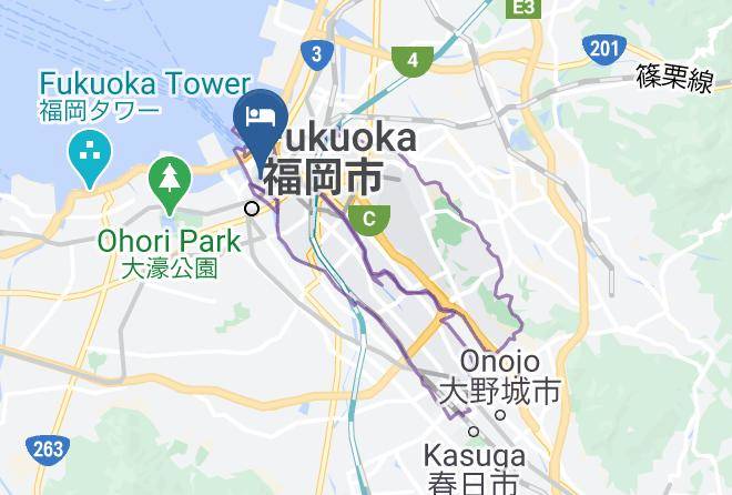 Fukuoka City Hakata Ward - Hotel Eclair Hakata Maps