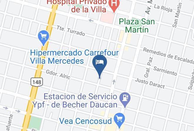 General Pedernera Department - Hotel Eclat Suites Boutique Maps