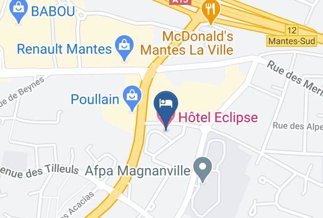 Yvelines - Hotel Eclipse Maps