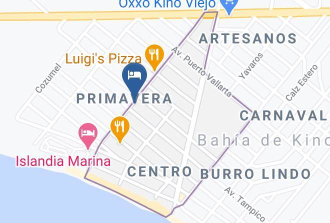 Hermosillo - Hotel Eco Bay Maps