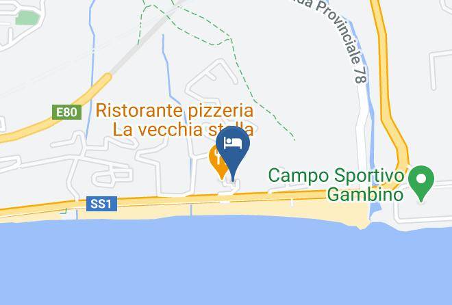 Genoa - Albergo Eco Del Mare Maps