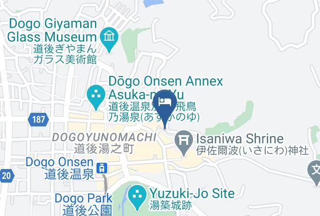 Matsuyama City - Hotel Eco Dogo Maps