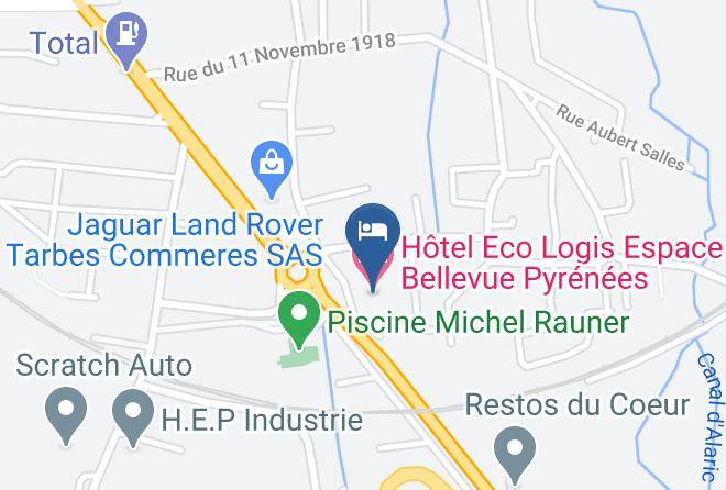 Hautes Pyrenees - Hotel Eco Logis Espace Bellevue Pyrenees Maps