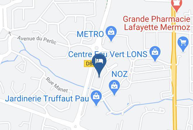 Pyrenees Atlantiques - Hotel Eco Relais Pau Lons Maps