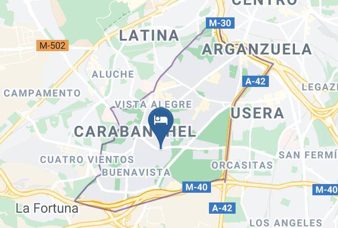 Madrid - Hotel Eco Via Lusitana Maps