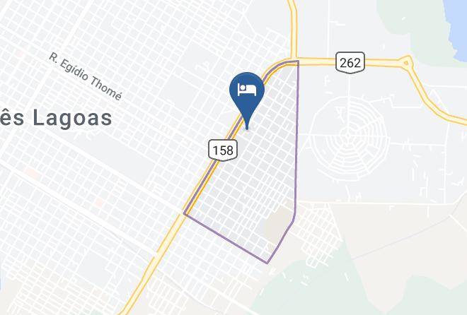 Tres Lagoas - Hotel Ecobox Maps