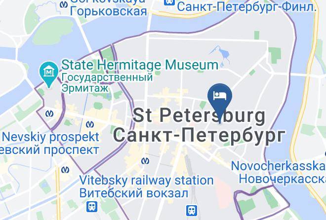 Saint Petersburg - Hotel Ecologia Maps