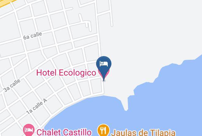 El Estor - Hotel Ecologico Maps