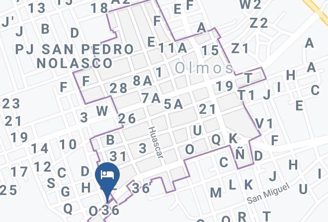 Olmos - Hotel Ecologico El Remanso Maps