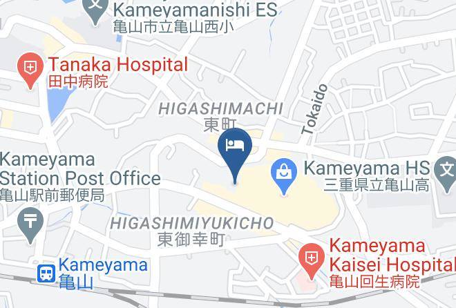 Hotel Econo Kameyama Map