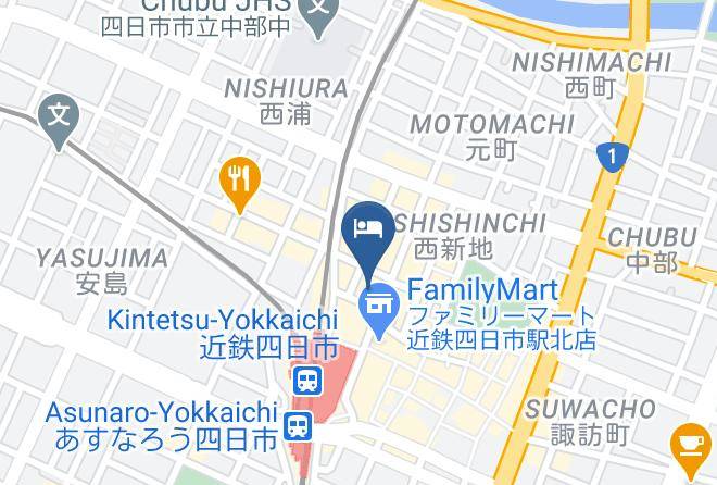 Yokkaichi City - Yokkaichi City Hotel Maps