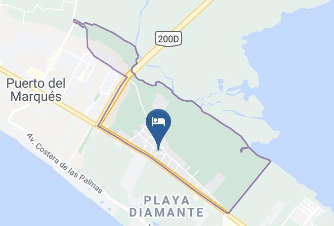 Acapulco De Juarez - Hotel Economico Acapulco Diamante Zen Maps