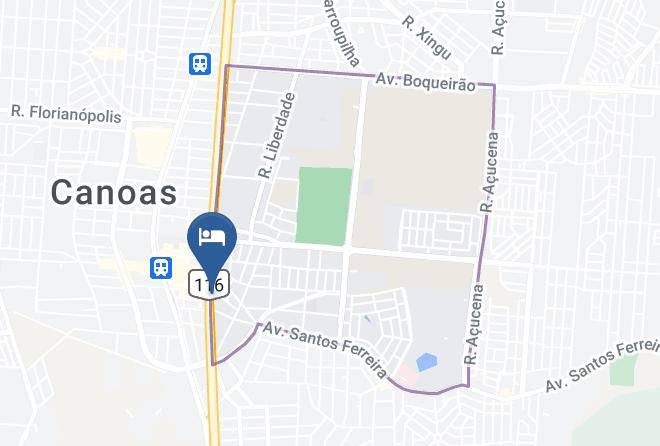 Canoas - Hotel Economico Canoas Maps