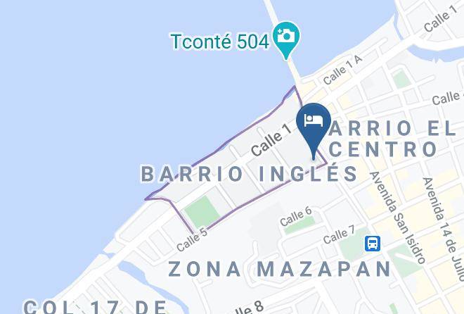 La Ceiba - Hotel Economico Maps