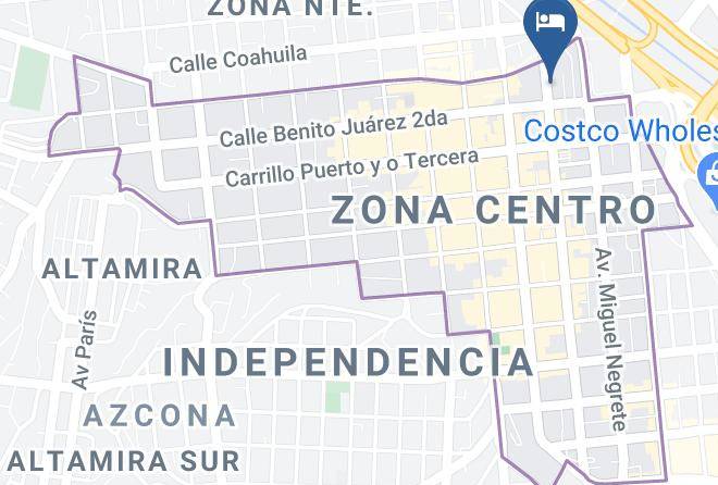 Tijuana - Hotel Economico Maps