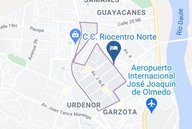 Guayaquil - Hotel Ecuahogar Maps